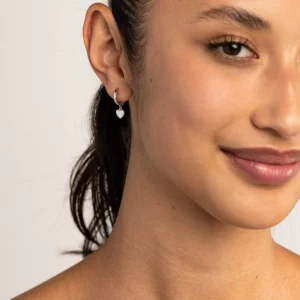 BRUNA The Label Amore Mini Hoops^ Ohrringe Mit Anhänger