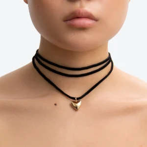BRUNA The Label Amore Velvet Cord Necklace^ Choker