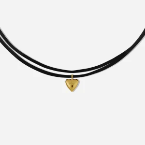 BRUNA The Label Amore Velvet Cord Necklace^ Choker