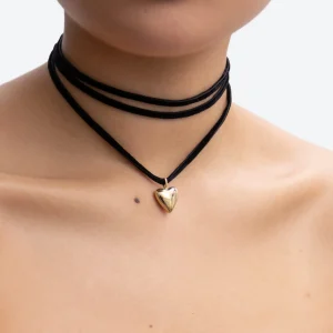 BRUNA The Label Amore Velvet Cord Necklace^ Choker
