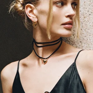BRUNA The Label Amore Velvet Cord Necklace^ Choker