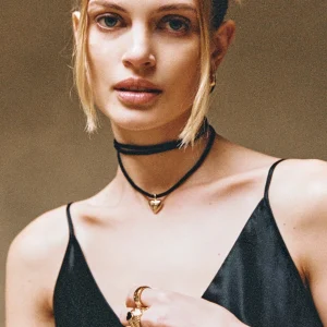 BRUNA The Label Amore Velvet Cord Necklace^ Choker