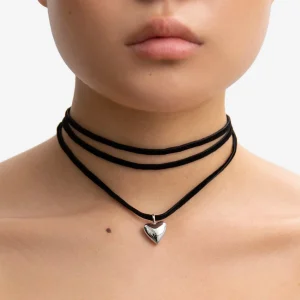 BRUNA The Label Amore Velvet Cord Necklace^ Choker