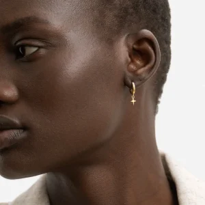 BRUNA The Label Aurore Mini Hoops^ Ohrringe Mit Anhänger | Creolen