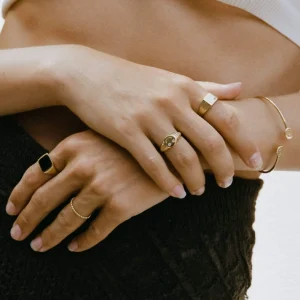 BRUNA The Label Avino Onyx Ring^ Siegel | Edelsteine