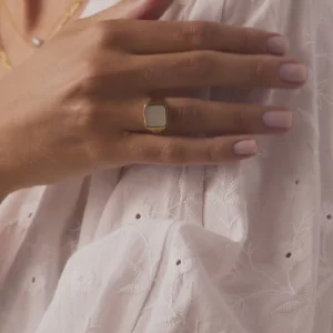 BRUNA The Label Avino Pearl Ring^ Siegel | Edelsteine