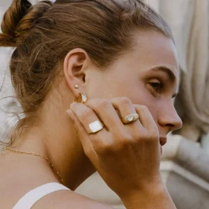 BRUNA The Label Avino Pearl Ring^ Siegel | Edelsteine