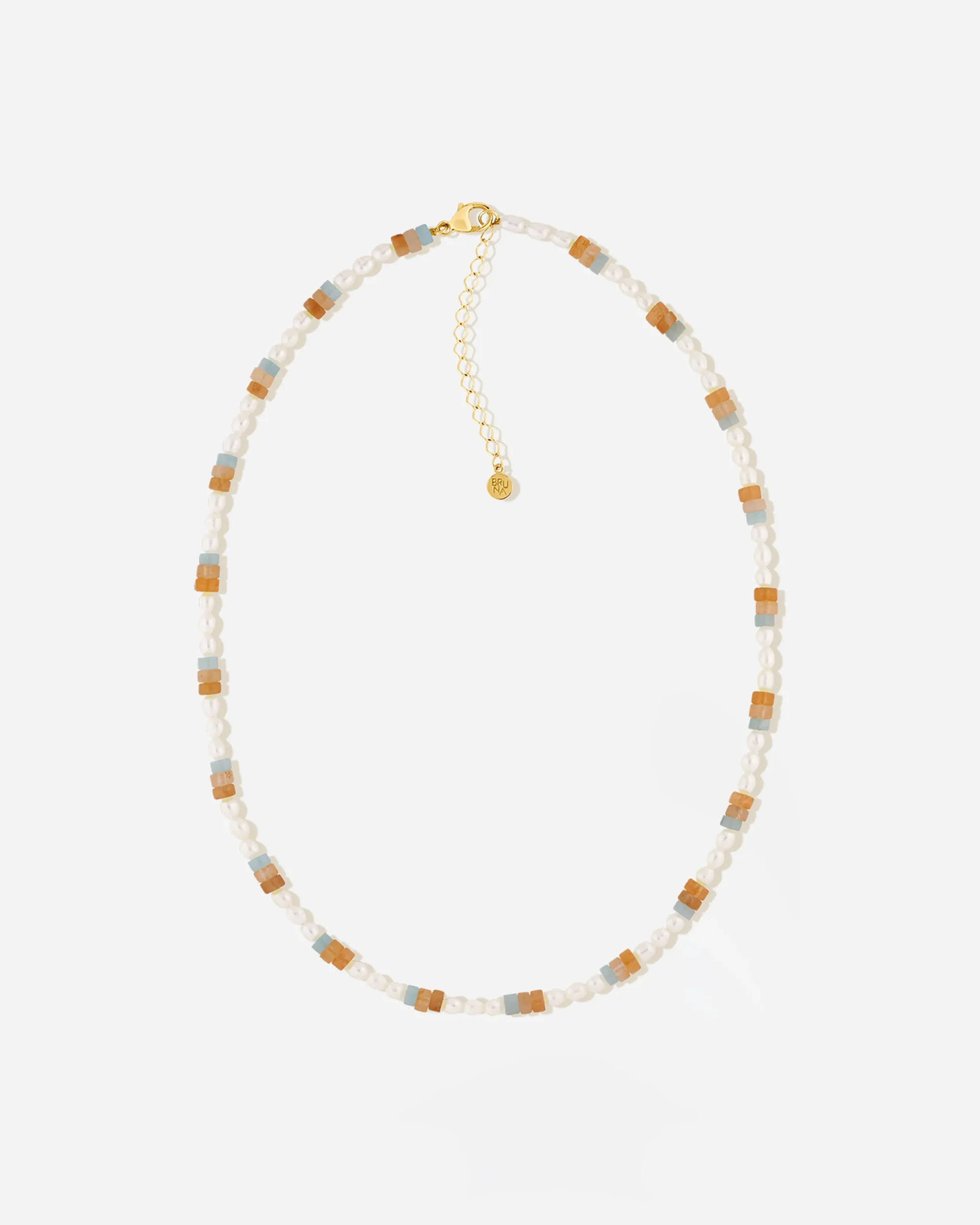 azur_necklace_0.webp BRUNA The Label Azur Necklace^ Perlen | Bunt