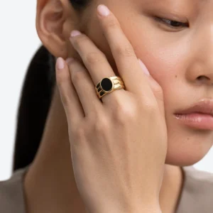 BRUNA The Label Benevento Onyx Ring^ Edelsteine | Statement