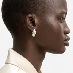 BRUNA The Label Bordeaux Earrings^ Studs | Perlen