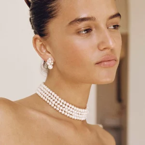BRUNA The Label Bordeaux Earrings^ Studs | Perlen