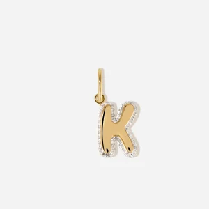 BRUNA The Label Bubble Letter Topaz Charm^ Kettenanhänger | Buchstaben