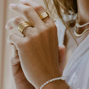 BRUNA The Label Cannes Pinky Ring^ Edelsteine