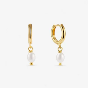 BRUNA The Label Chamonix Mini Hoops^ Ohrringe Mit Anhänger | Creolen