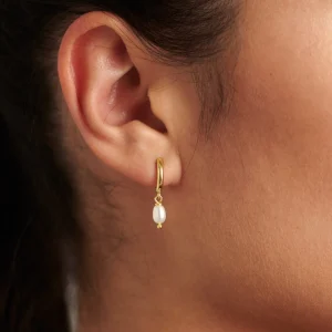 BRUNA The Label Chamonix Mini Hoops^ Ohrringe Mit Anhänger | Creolen