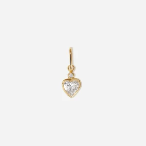 BRUNA The Label Coeur Charm^ Kettenanhänger | Diamantanhänger