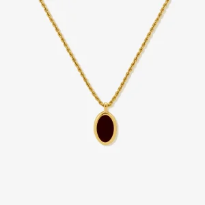 BRUNA The Label Como Onyx Necklace^ Charms