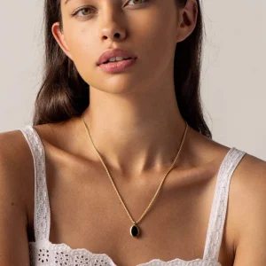 BRUNA The Label Como Onyx Necklace^ Charms