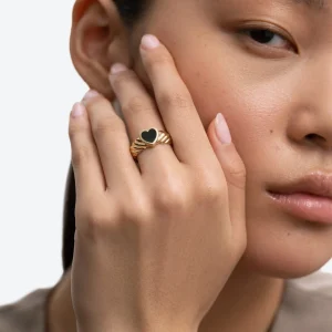 BRUNA The Label Corvina Onyx Ring^ Stacking-Ringe | Edelsteine