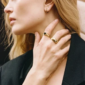 BRUNA The Label Corvina Onyx Ring^ Stacking-Ringe | Edelsteine