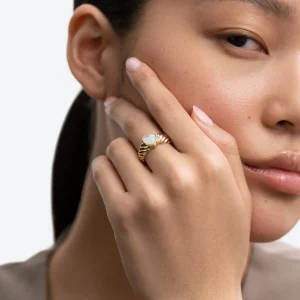 BRUNA The Label Corvina Pearl Ring^ Stacking-Ringe | Edelsteine