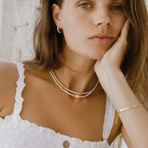 BRUNA The Label Faraglioni Medium Hoops^ Creolen | Perlen