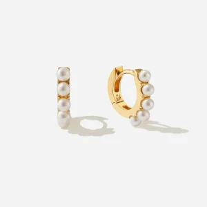 BRUNA The Label Faraglioni Small Hoops^ Huggies | Creolen