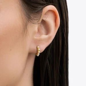 BRUNA The Label Faraglioni Small Hoops^ Huggies | Creolen