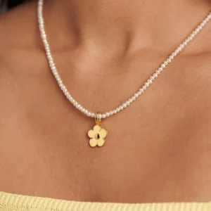 BRUNA The Label Fleur Charm Buttermilk^ Kettenanhänger