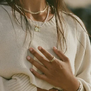 BRUNA The Label Fleur Charm Sage^ Kettenanhänger