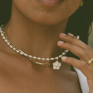 BRUNA The Label Fleur Charm Seashell^ Kettenanhänger