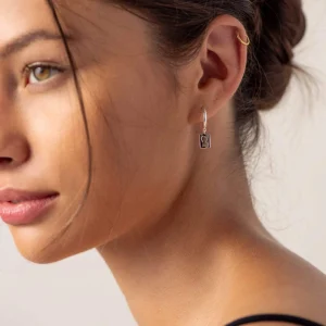 BRUNA The Label Florence Hoops^ Ohrringe Mit Anhänger | Creolen
