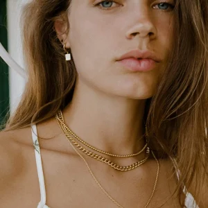 BRUNA The Label Florence Hoops^ Ohrringe Mit Anhänger | Creolen