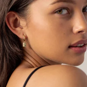 BRUNA The Label Florence Hoops^ Ohrringe Mit Anhänger | Creolen