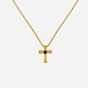 BRUNA The Label Fortuna Onyx Necklace^ Filigrane Ketten