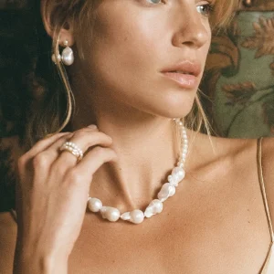 BRUNA The Label Genova Earrings^ Perlen