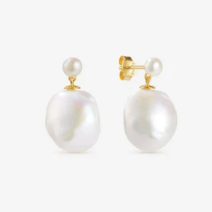 BRUNA The Label Genova 14k Gold Earrings^ Perlen