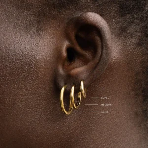 BRUNA The Label Isola Large Hoops^ Creolen