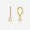 BRUNA The Label Lacona Hoops^ Ohrringe Mit Anhänger