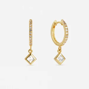 BRUNA The Label Lacona Hoops^ Ohrringe Mit Anhänger