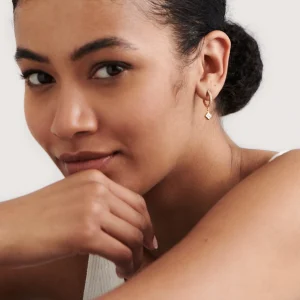 BRUNA The Label Lacona Hoops^ Ohrringe Mit Anhänger