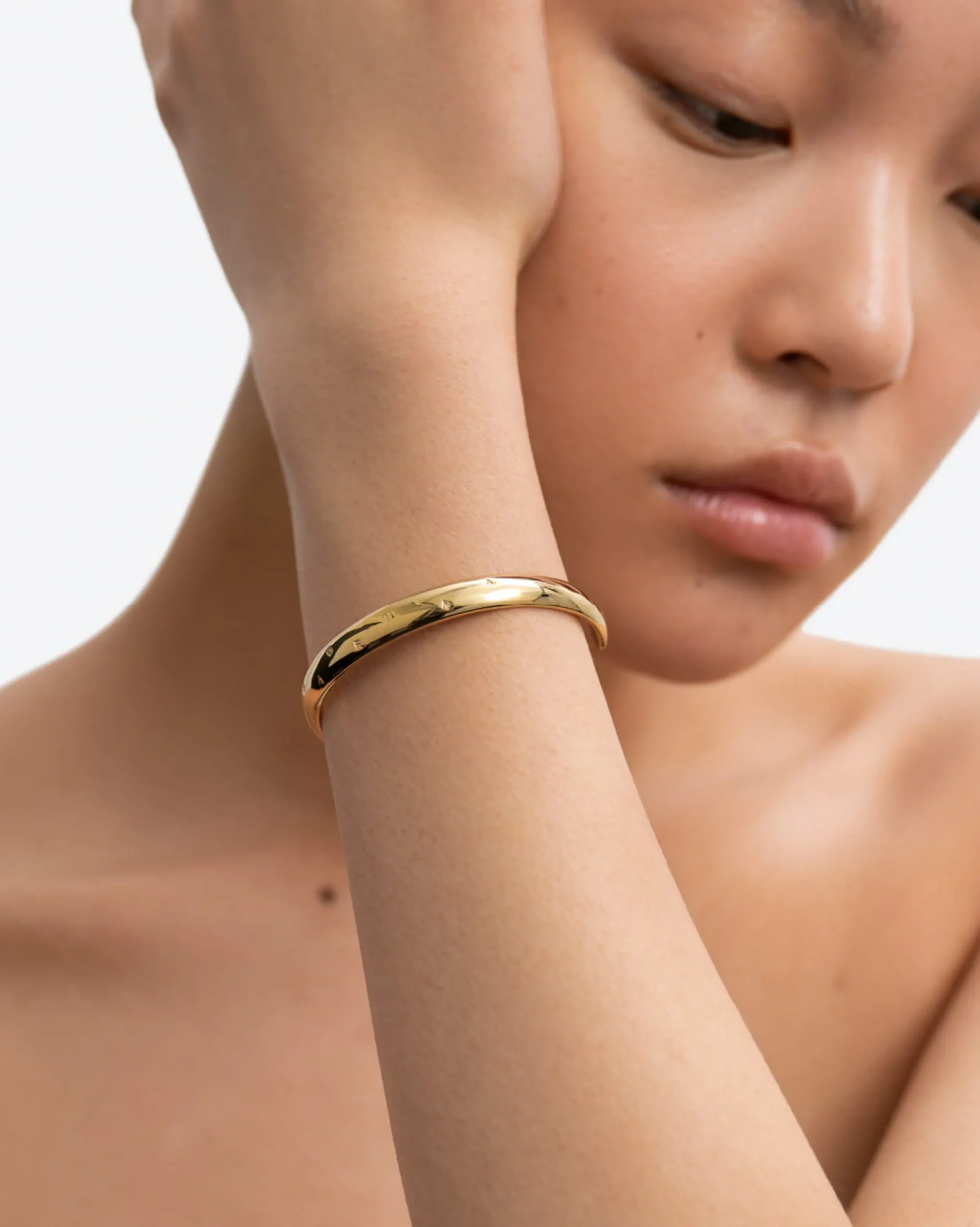 liguria_logo_cuff_bracele_1.webp BRUNA The Label Liguria Logo Cuff Bracelet^ Armreifen