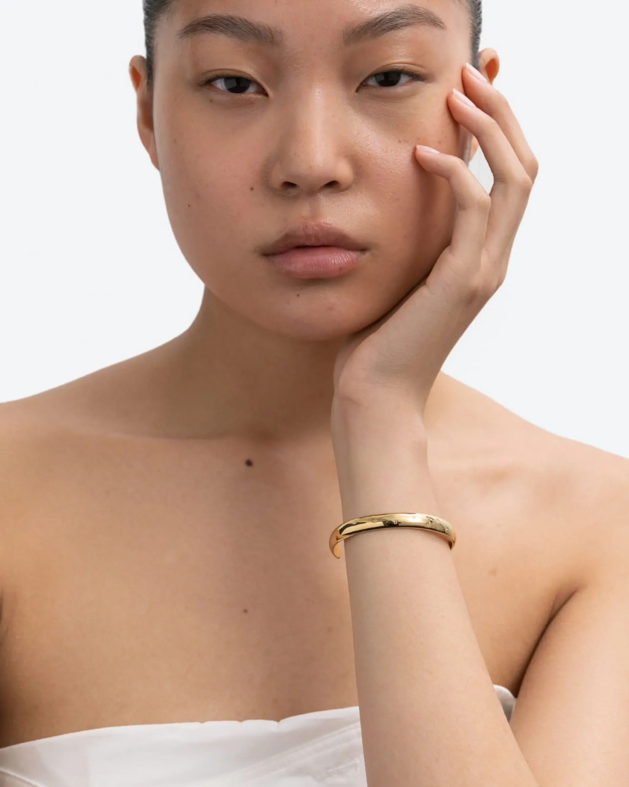 liguria_logo_cuff_bracele_2.webp BRUNA The Label Liguria Logo Cuff Bracelet^ Armreifen