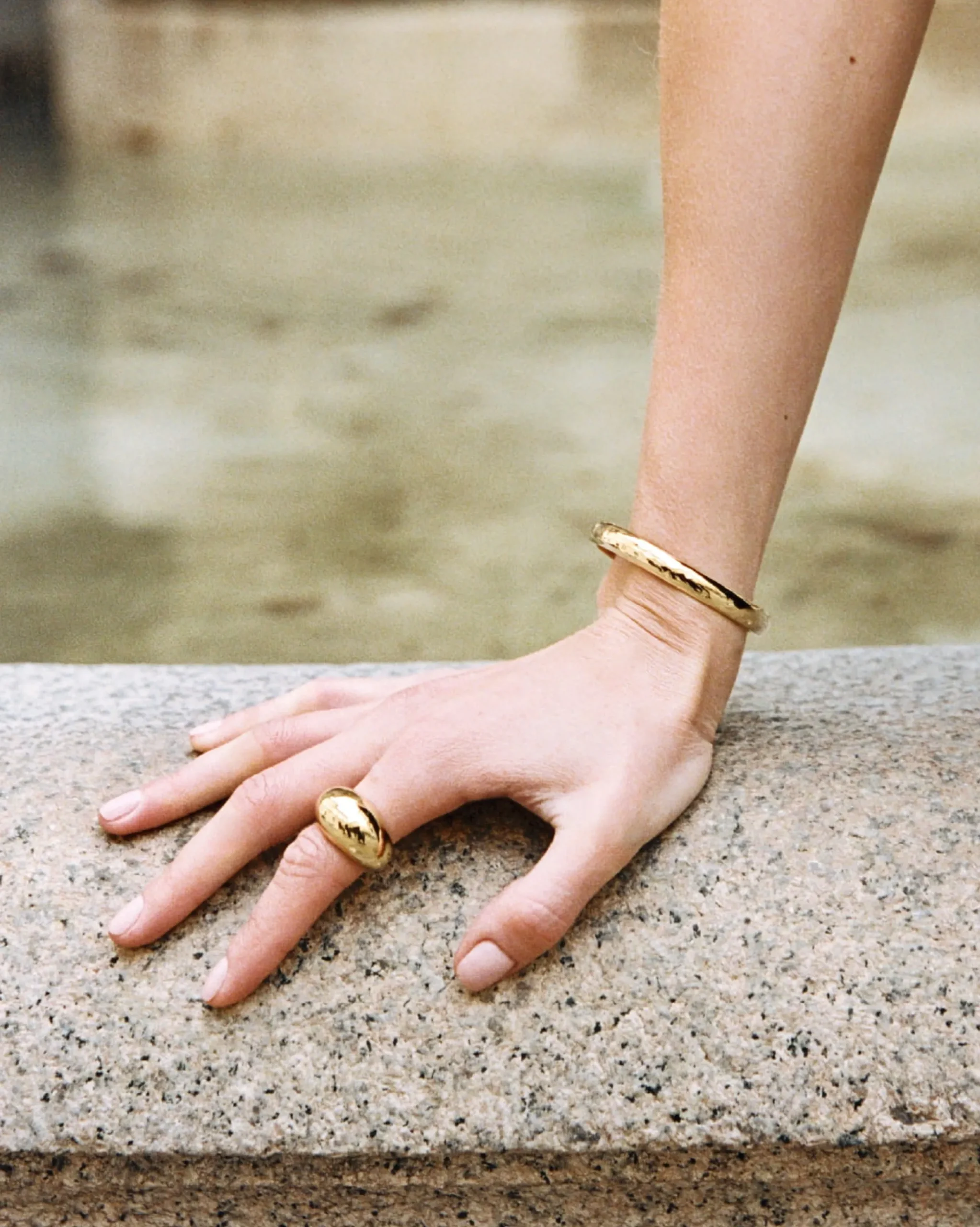 liguria_logo_cuff_bracele_4.webp BRUNA The Label Liguria Logo Cuff Bracelet^ Armreifen