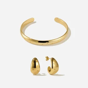 BRUNA The Label Logo Set^ Statement-Schmuck