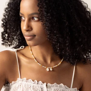 BRUNA The Label Mare Necklace^ Bunt | Perlen