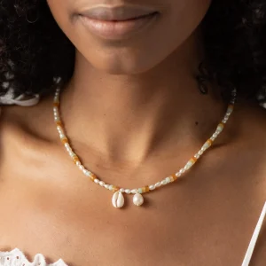 BRUNA The Label Mare Necklace^ Bunt | Perlen