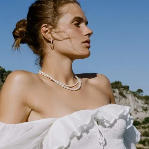 BRUNA The Label Marinella Hoops^ Creolen | Perlen