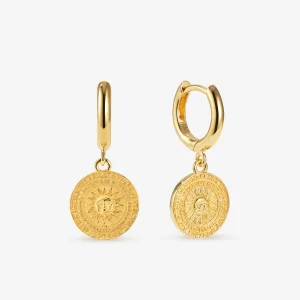 BRUNA The Label Milos Mini Hoops^ Ohrringe Mit Anhänger | Creolen