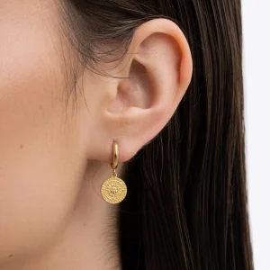 BRUNA The Label Milos Mini Hoops^ Ohrringe Mit Anhänger | Creolen